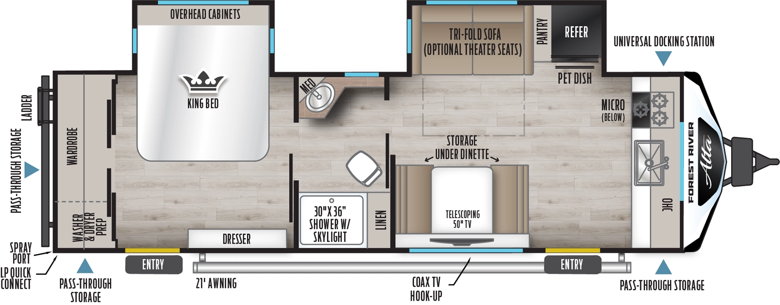 Alta 2775KFK Floorplan